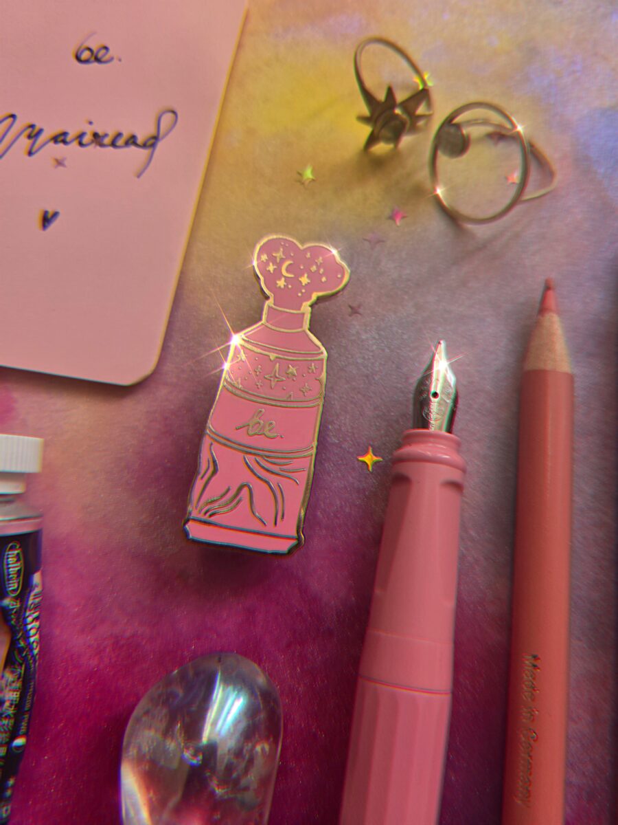 "Be" pin
